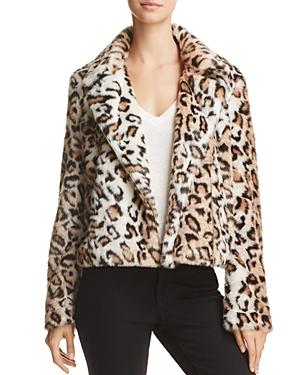 Sunset & Spring Leopard-print Faux Fur Jacket - 100% Exclusive