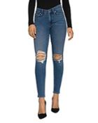 Good American Good Legs Ripped Skinny Jeans In Blue621