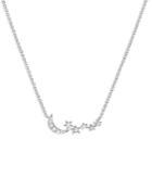 Bloomingdale's Diamond Moon & Star Statement Necklace In 14k White Gold, 0.15 Ct. T.w. - 100% Exclusive