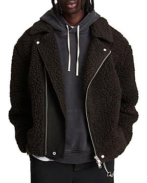 Allsaints Kentaro Biker Sherpa Jacket