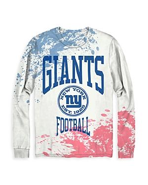 Junk Food New York Giants Long Sleeve Tie Dye Crewneck Tee