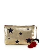 Sundry Star Metallic Leather Pouch