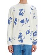 A.p.c. Olivier Organic Cotton Tie Dye Regular Fit Crewneck Sweatshirt