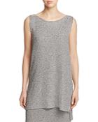Eileen Fisher Petites Sleeveless Boat Neck Tunic - 100% Bloomingdale's Exclusive