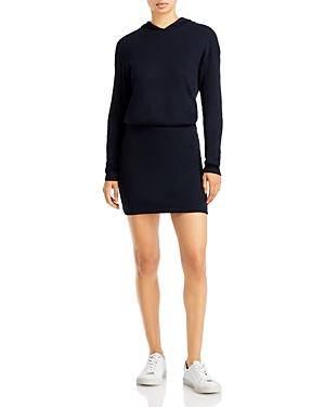 Monrow Thermal Hoodie Dress