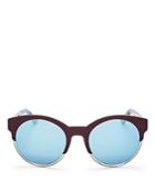 Dior Sideral 1 Mirrored Round Sunglasses, 53mm