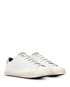 P448 Men's John Cream/tab Lace Up Sneakers