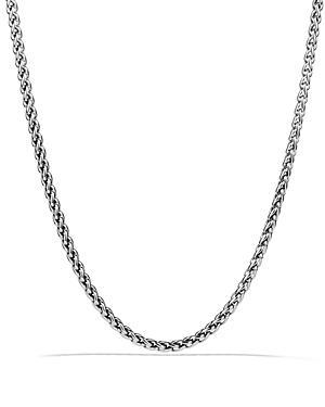 David Yurman Small Wheat Chain Necklace, 18