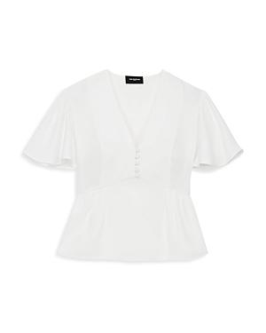 The Kooples Underground V Neck Blouse