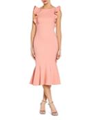 Aidan By Aidan Mattox Fit & Flare Midi Dress