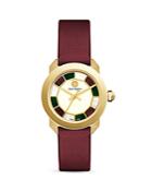 Tory Burch Whitney Deco Leather Strap Watch, 36mm