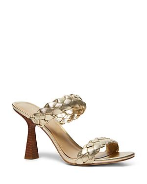 Michael Michael Kors Women's Clara Woven High Heel Sandals
