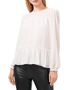 Vince Camuto Chiffon Peasant Blouse