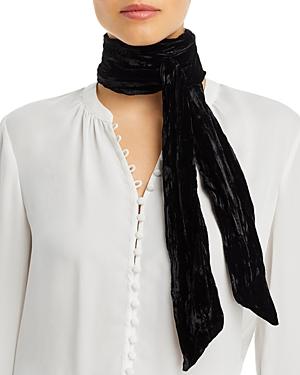 Echo Textured Velvet Skinny Scarf