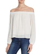 Joa Pleated Off-the-shoulder Top - 100% Exclusive