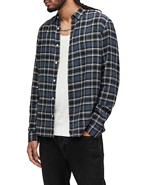 Allsaints Mettah Plaid Slim Fit Button Down Shirt