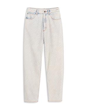 Sandro Zebran Acid Wash Relaxed Fit Jeans