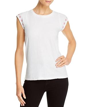 Sundry Star-embroidered Top