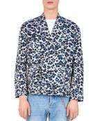 The Kooples Blur Leopard Regular Fit Button-down Shirt