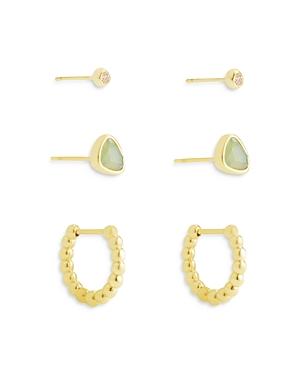 Kendra Scott Ivy Huggie Hoop An Stud Earrings, Set Of 3