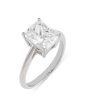 Adinas Jewels Sterling Silver Emerald Cut Travel Ring