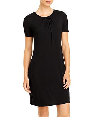 T Tahari Shirred Neck Dress