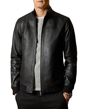 Ted Baker Leather Bomber Jacket