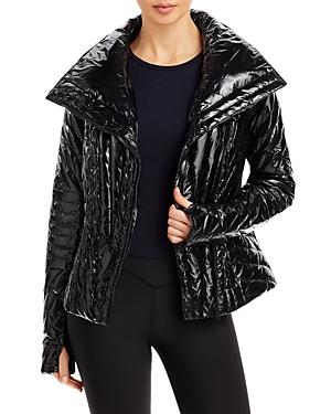Blanc Noir Motion Panel Puffer Jacket