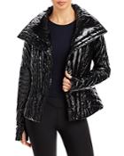 Blanc Noir Motion Panel Puffer Jacket
