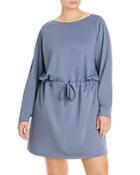 Marc New York Plus French Terry Drawstring Dress