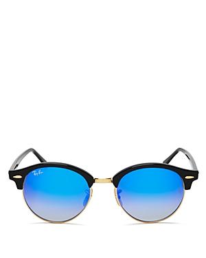 Ray-ban Mirrored Round Clubmaster Sunglasses, 51mm - 100% Exclusive