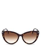 Tom Ford Women's Isabella Cat Eye Sunglasses, 56mm