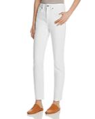 Vince Skinny Ankle Jeans In White