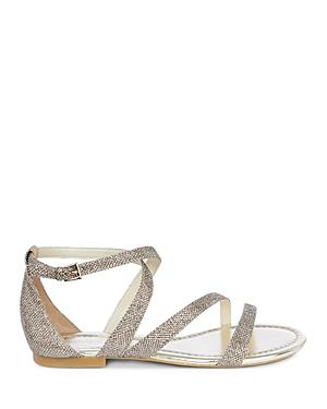 Karen Millen Glitter Ankle Strap Sandals