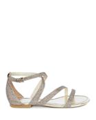 Karen Millen Glitter Ankle Strap Sandals