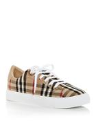 Burberry Women's Newalbridge Vintage Check Low Top Sneakers