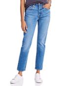 Levi's 501 High-rise Skinny Jeans In Jive Ship