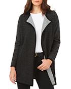 Vince Camuto Mini Dot Drape Open Cardigan
