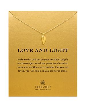 Dogeared Love & Light Angel Wing Necklace, 18