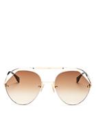 Fendi Women's Brow Bar Round Sunglasses, 57mm