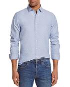 The Men's Store At Bloomingdale's Dotted Regular Fit Button-down Shirt - 100% Exclusive