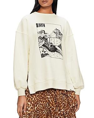 Ted Baker Beegeez Graphic Jersey Sweatshirt