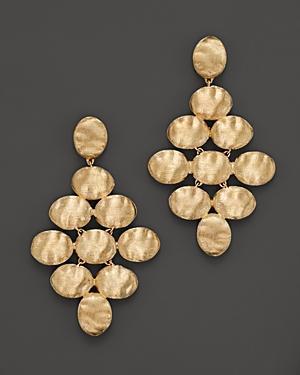 Marco Bicego Siviglia 18k Gold Hand Engraved Earrings