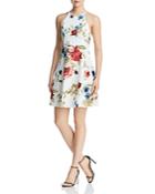 Aqua Strappy Floral Print Dress - 100% Exclusive