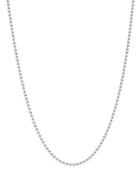 Dodo Sterling Silver Everyday Chain Ball Chain Necklace, 15.7