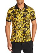 Versace Jeans Couture Logo Baroque Slim Fit Polo Shirt