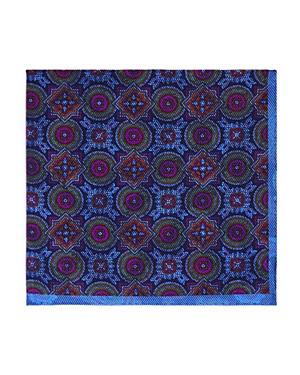 Ted Baker Double Medallion Paisley Pocket Square