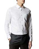 Ted Baker Tiptoe Linen-blend Slim Fit Button-down Shirt
