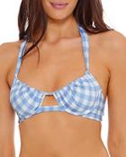 Isabella Rose Chateau Gingham Check Bikini Top
