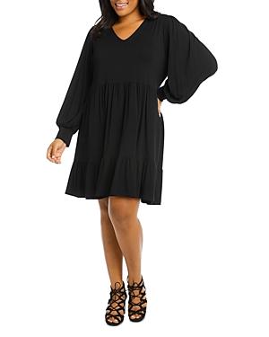 Karen Kane Plus Tiered Dress